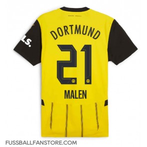 Borussia Dortmund Donyell Malen #21 Replik Heimtrikot 2024-25 Kurzarm